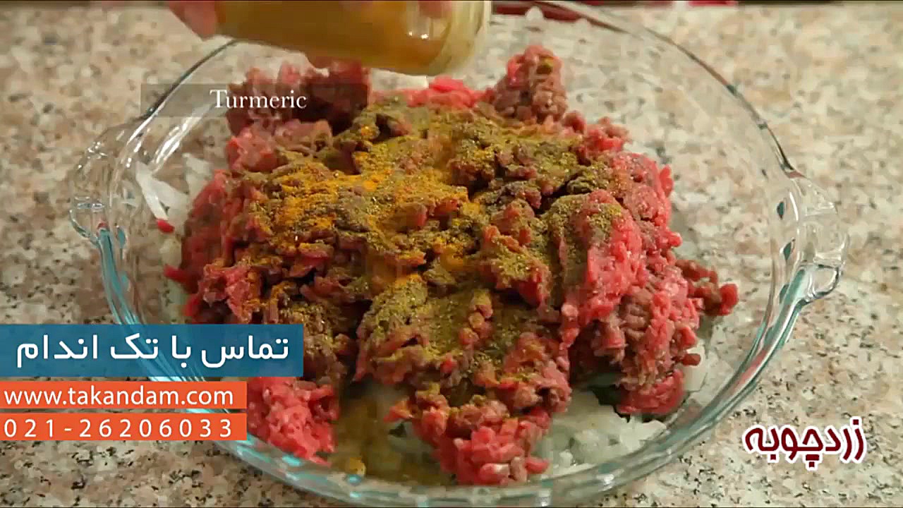 کباب تابه ای با پلو