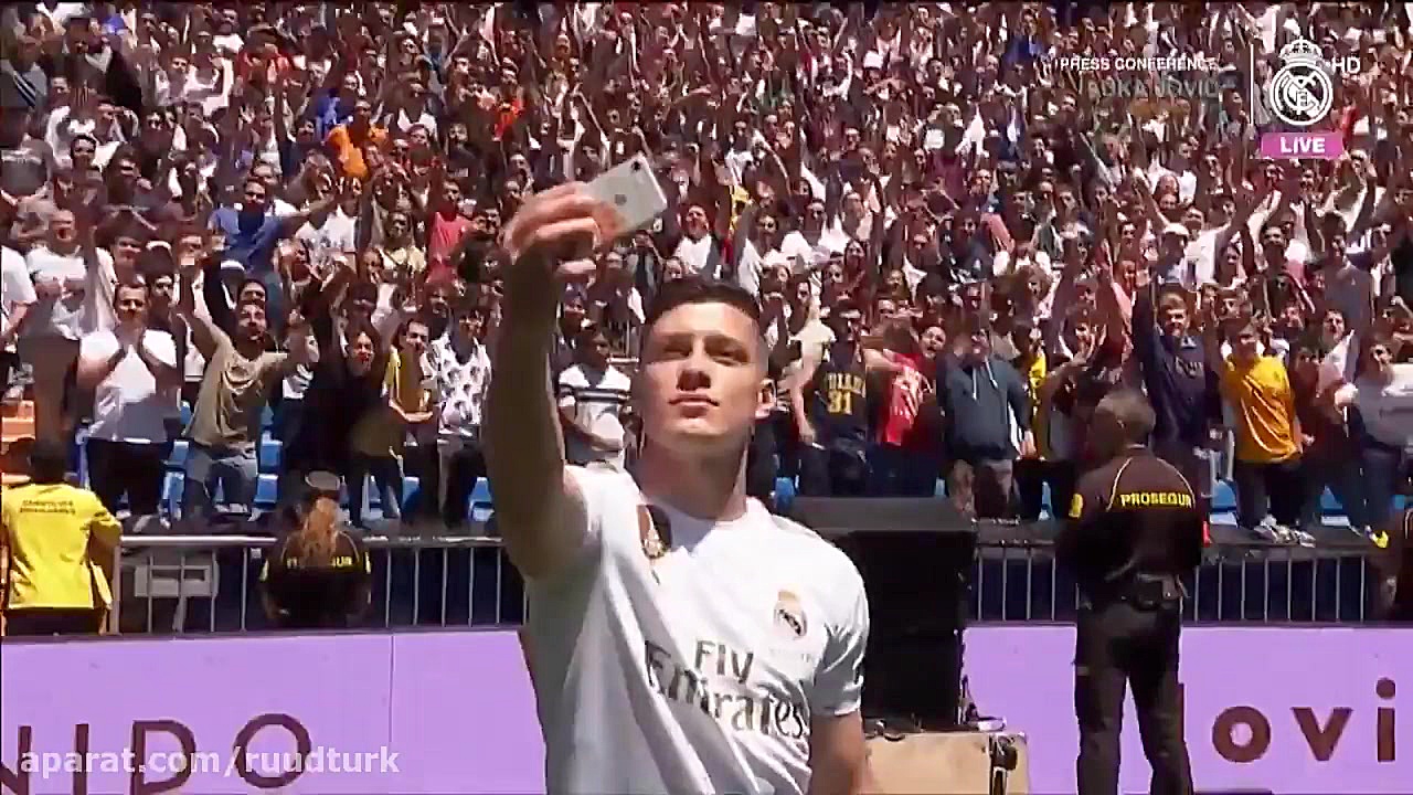 مراسم کامل معارفه لوکا یووچ در...