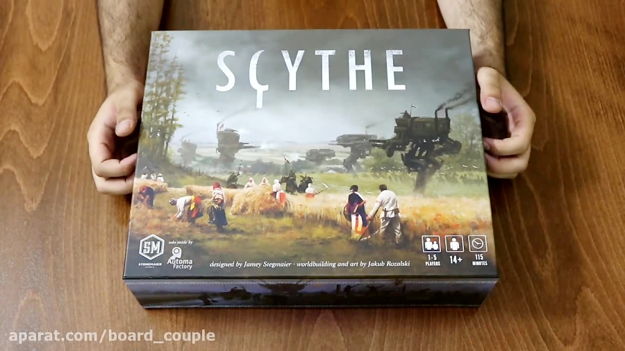 آنباکسینگ بردگیم scythe