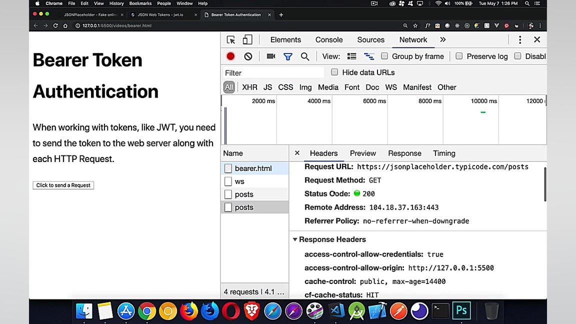 AJAX Requests with Token Authe...