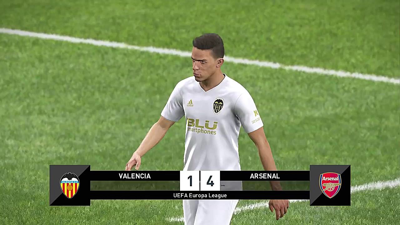 PES 2019 | VALENCIA vs ARSENAL...