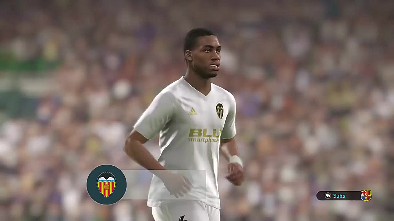 PES 2019 | BARCELONA vs VALENC...