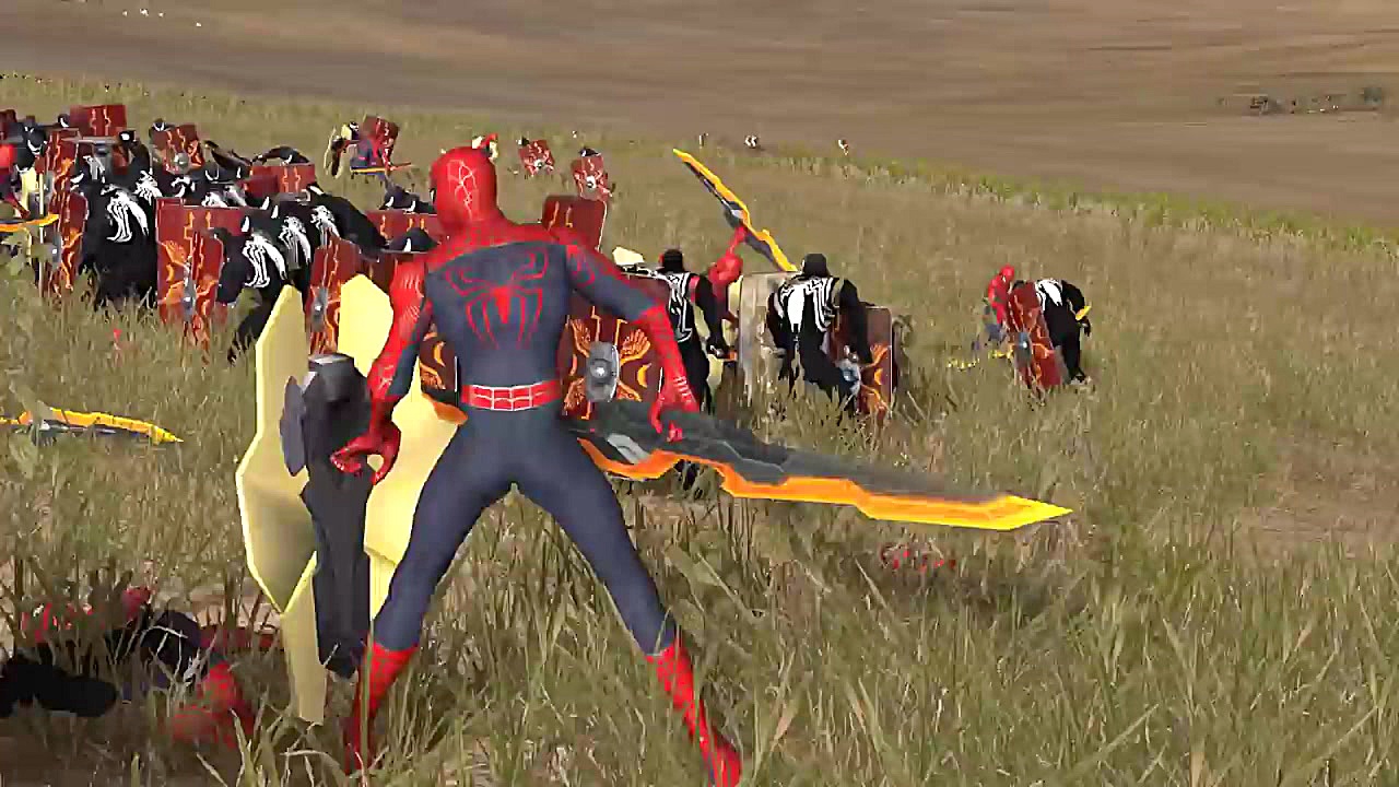 جنگ مرد عنکبوتی با ونوم ها