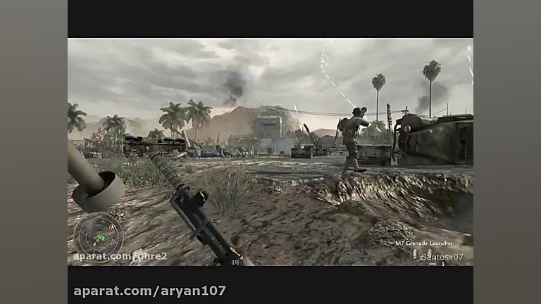 گیم پلی بازی کال اف دیوتی جنگ...