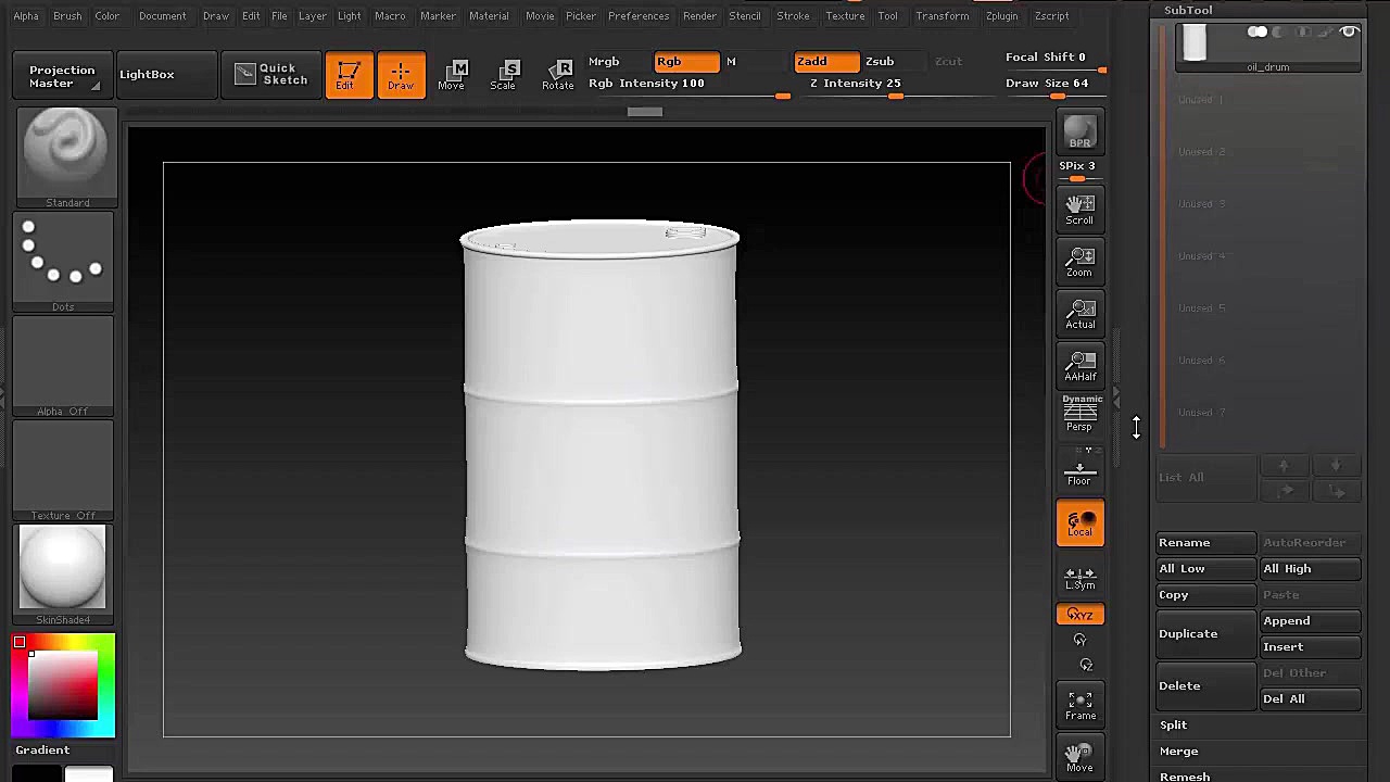 آموزش فارسی زیبراش (zbrush) قس...