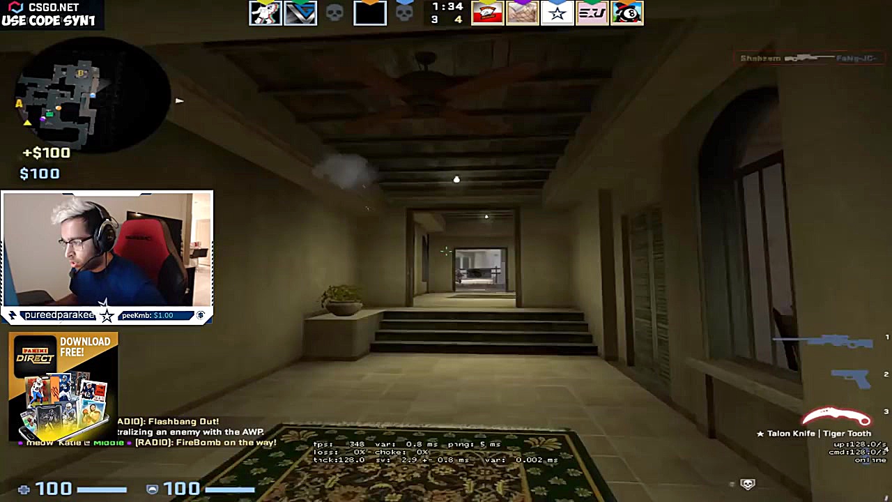 S1MPLE GETS SPOOKED BY NAVI! V...