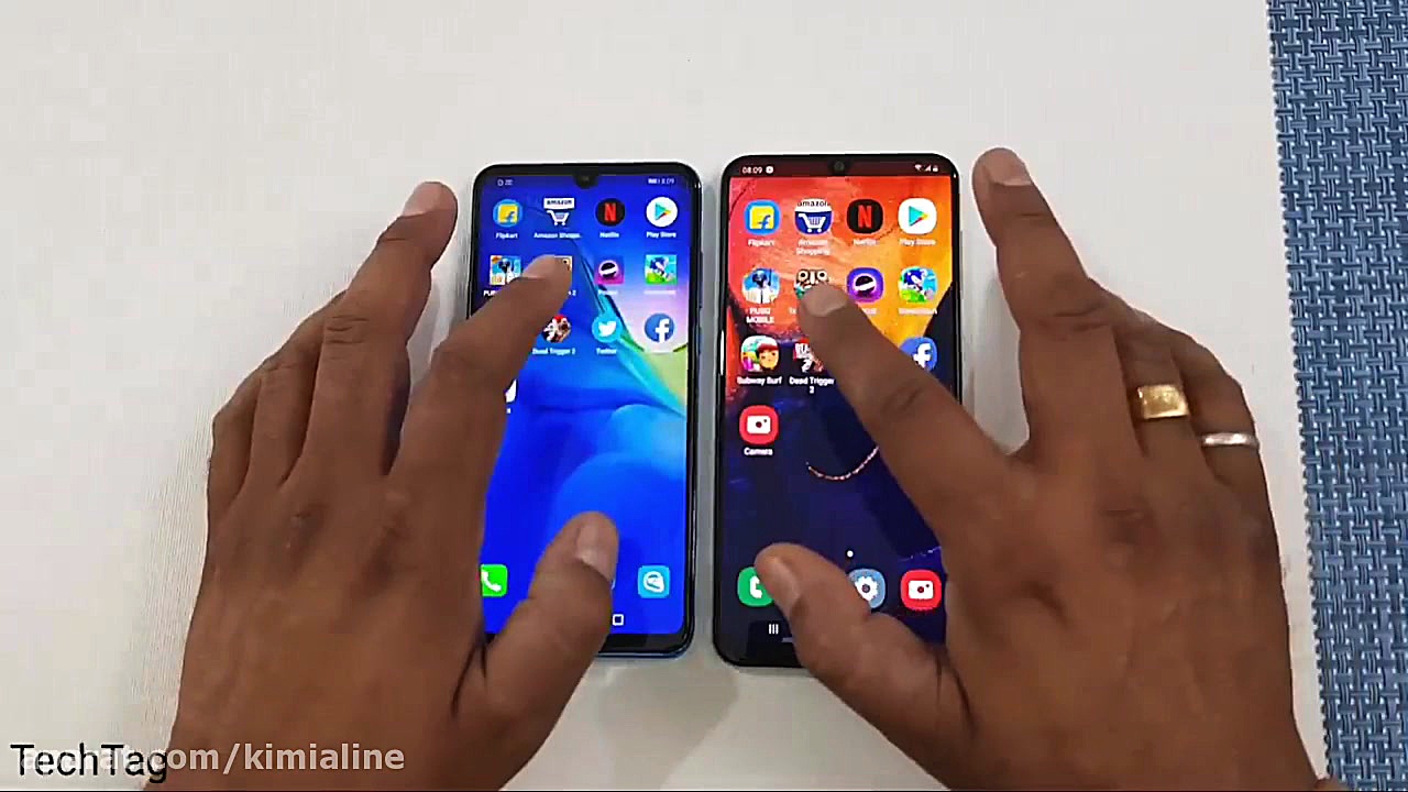 مقایسه گوشی گلکسی A50 و هوآوی...