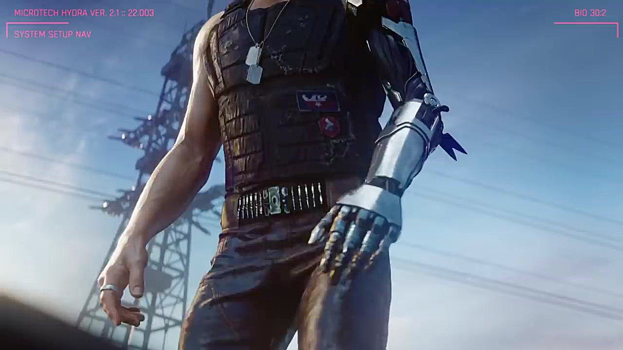 گیم پلی بازی سایبر پانک Cyberpunk 2077 زمان853ثانیه