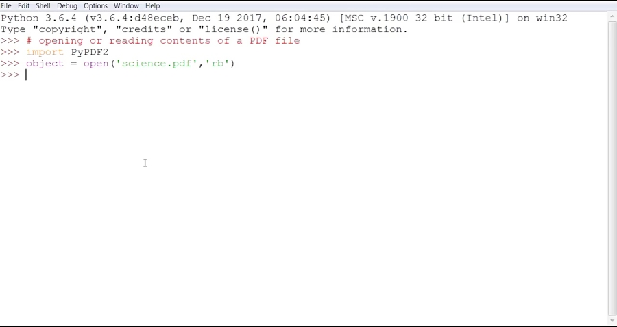 PDF file: Reading and Extracting data using Python