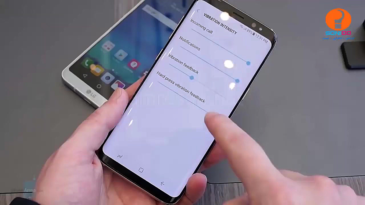 مقایسه گوشی گلکسی اس 8 با ال ج...