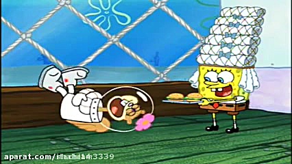 کارتون باب اسفنجی با عنوان تب...