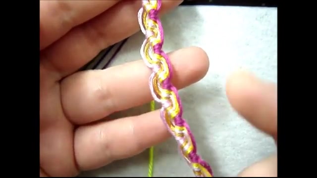 بافت دستبند دوستی  موج رنگی رن...