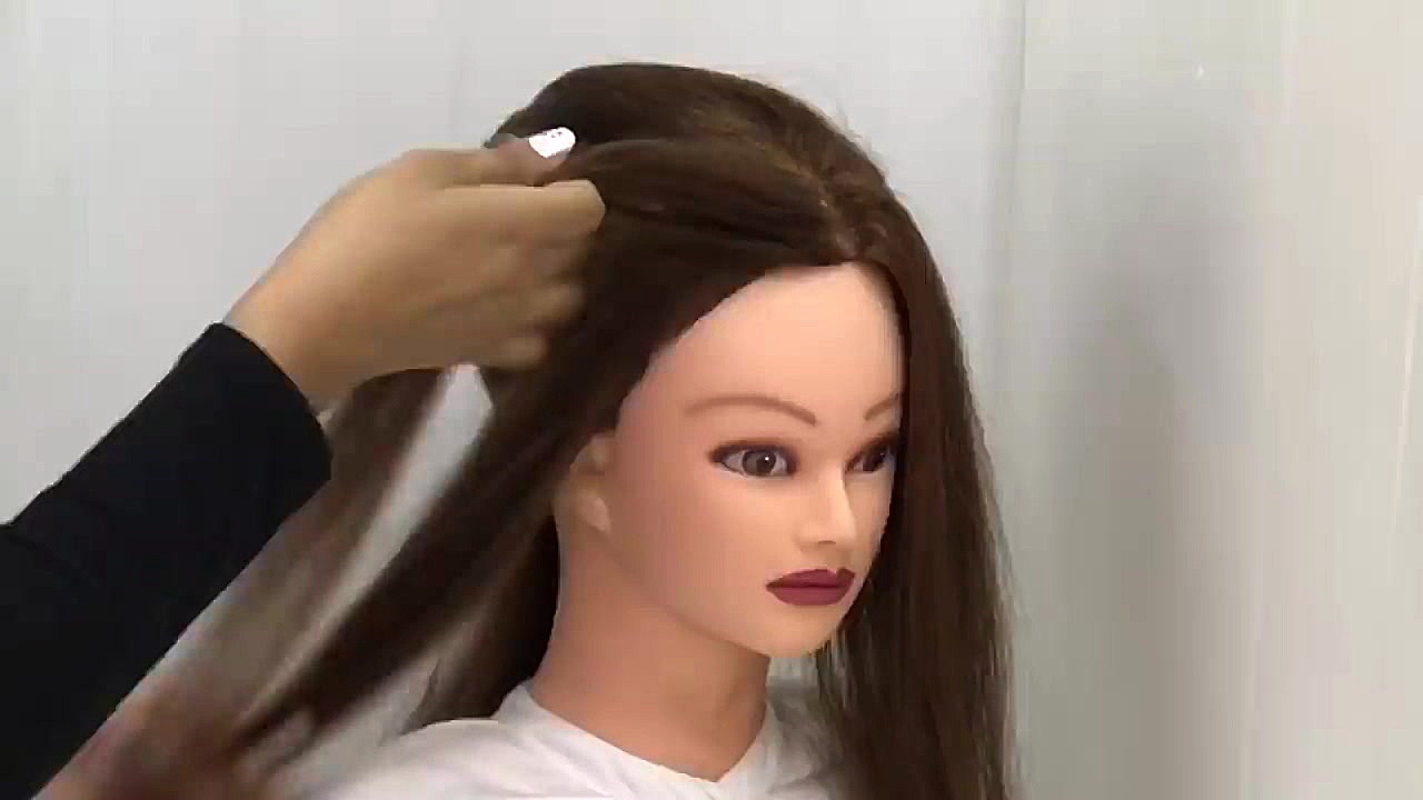 آموزش شینیون عروس بافت مو عروس...