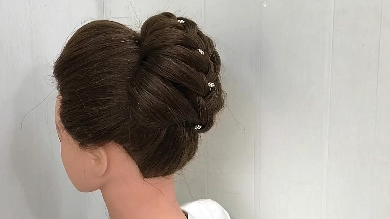 آموزش شینیون عروس بافت مو عروس...