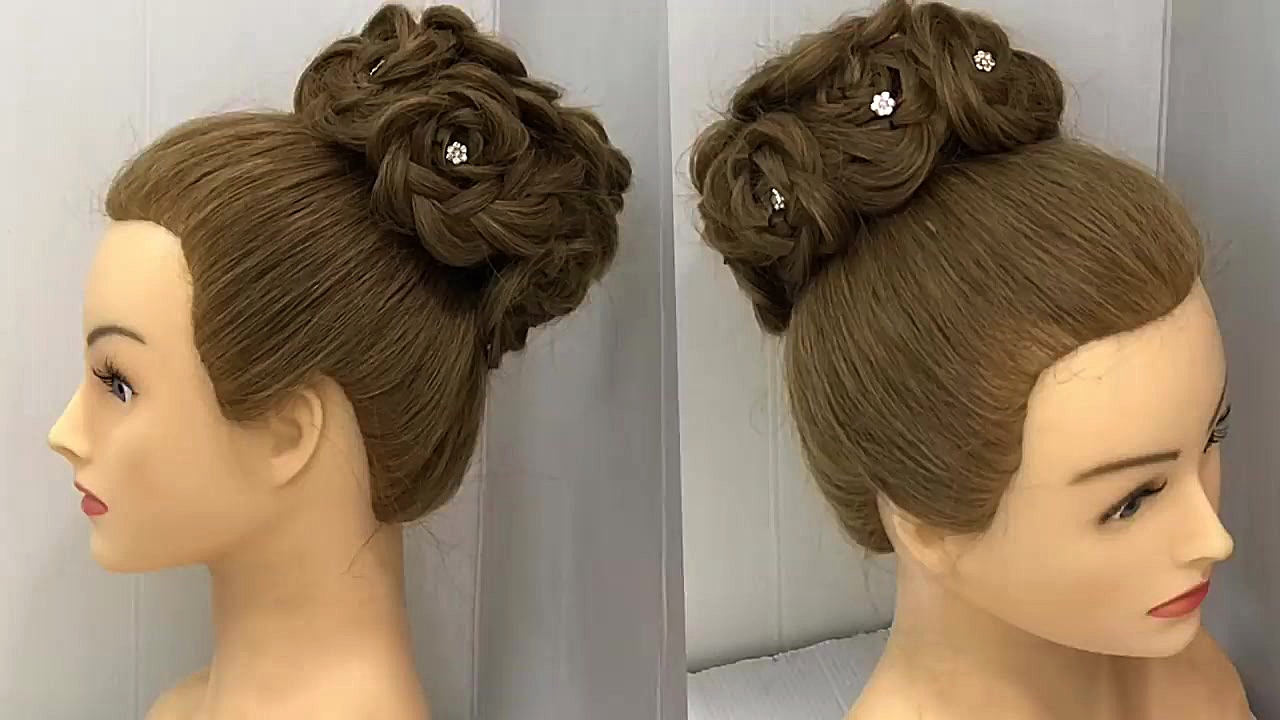 آموزش شینیون عروس بافت مو عروس...