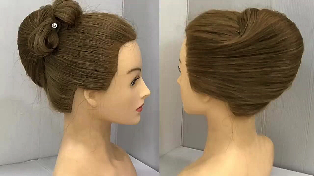 آموزش شینیون عروس بافت مو عروس...