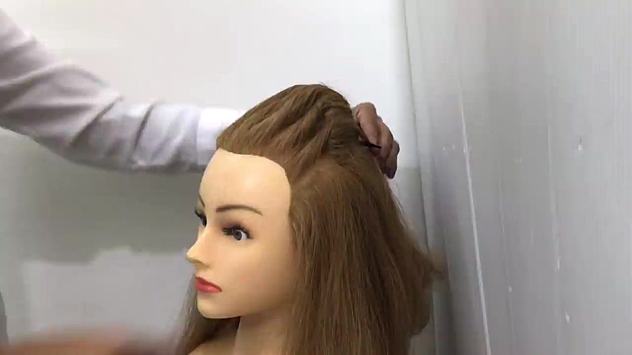 آموزش شینیون عروس بافت مو عروس...