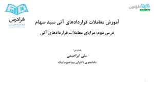 آموزش معاملات قراردادهای آتی س...