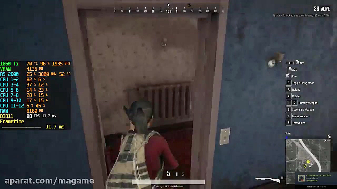 فریم ریت 50 بازی با Nvidia GeF...