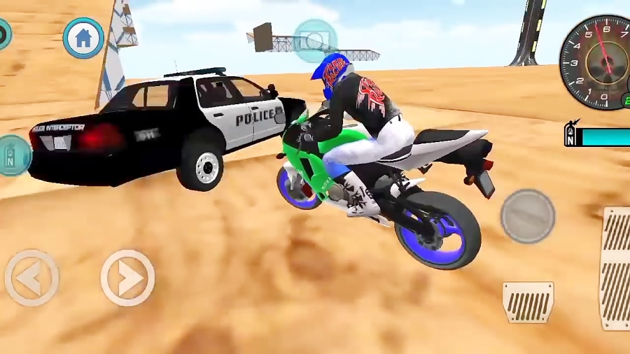 Ramp Moto Bike Racing Stunts Game #Dirt Motor Bike Racing Stunts