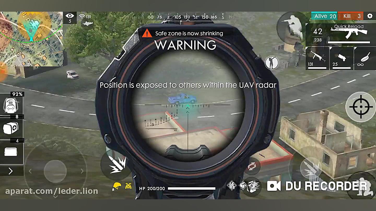 بازی موبایل فری فایر free fire...