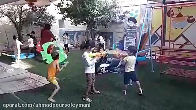 جشن آب بازی در خانه بازی پرپرو...