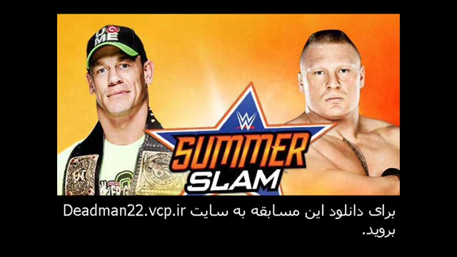 مسابقه جان سینا و براک لزنر