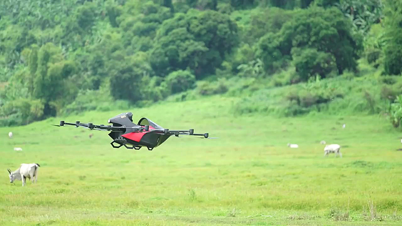 پرواز با کوچکترین خودروی پرنده