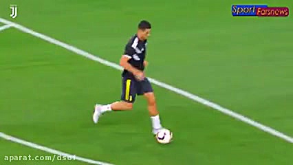 یک سالگی رونالدو در تورین ؛ لح...