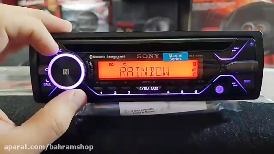 SONY MEX-M71BT RECEPTOR DE CD ACUÁTICO CON BLUETOOTH 4x55W PARA EL COCHE  CON CONTROL POR VOZ USB Y AUX