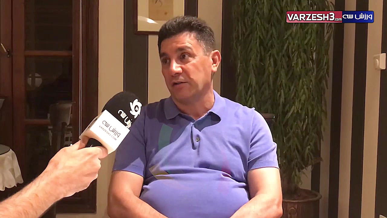 گفتگوی جالب و دیدنی امیر قلعه...