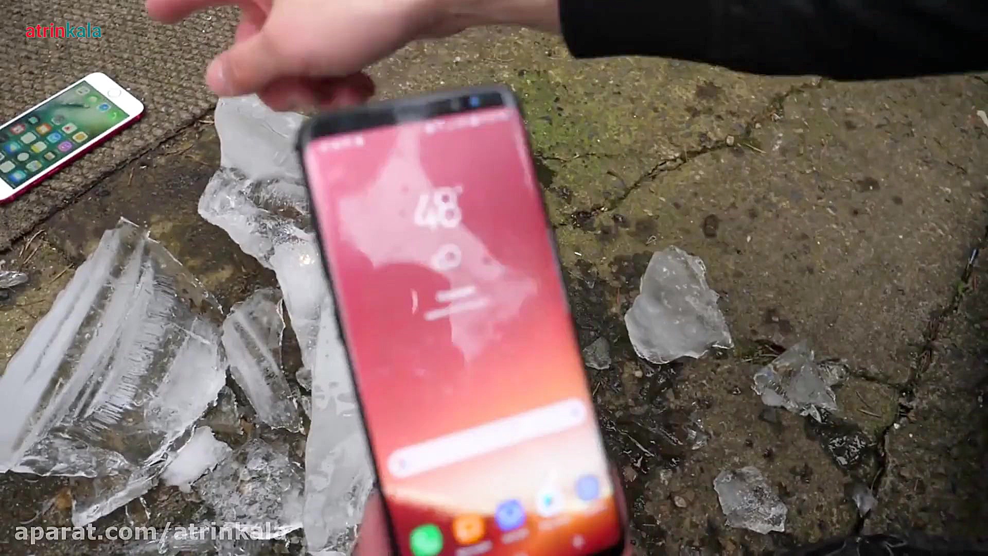 بررسی عملکرد گلکسی اس 8 و آیفو...