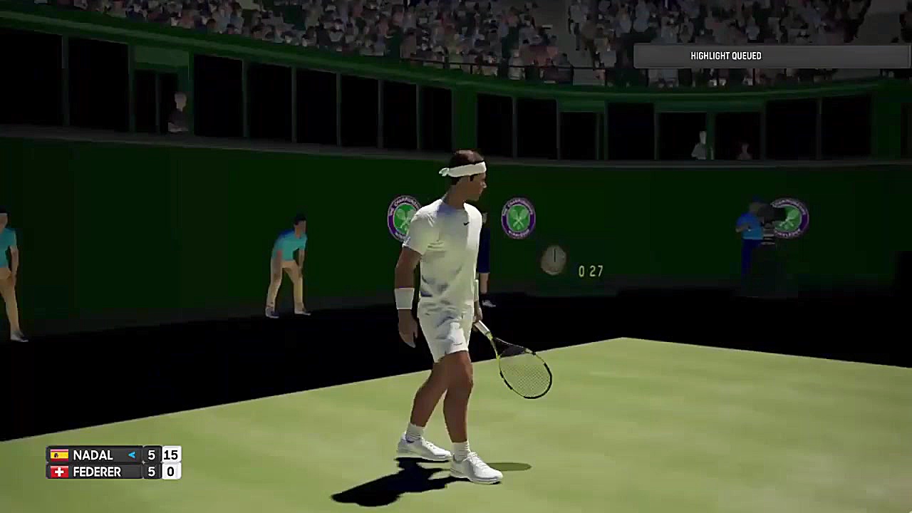 شبیه سازی مسابقه تنیس راجر فدر...