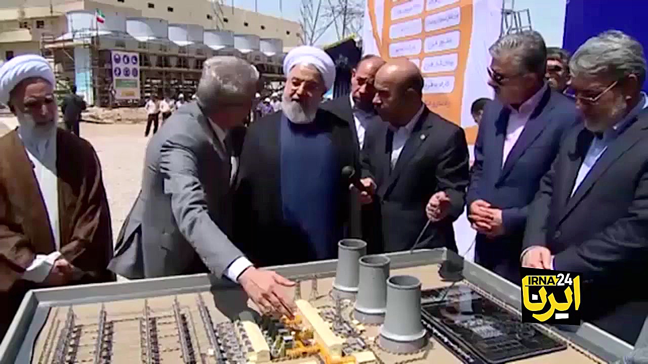 افتتاح نیروگاه سیکل ترکیبی شیر...