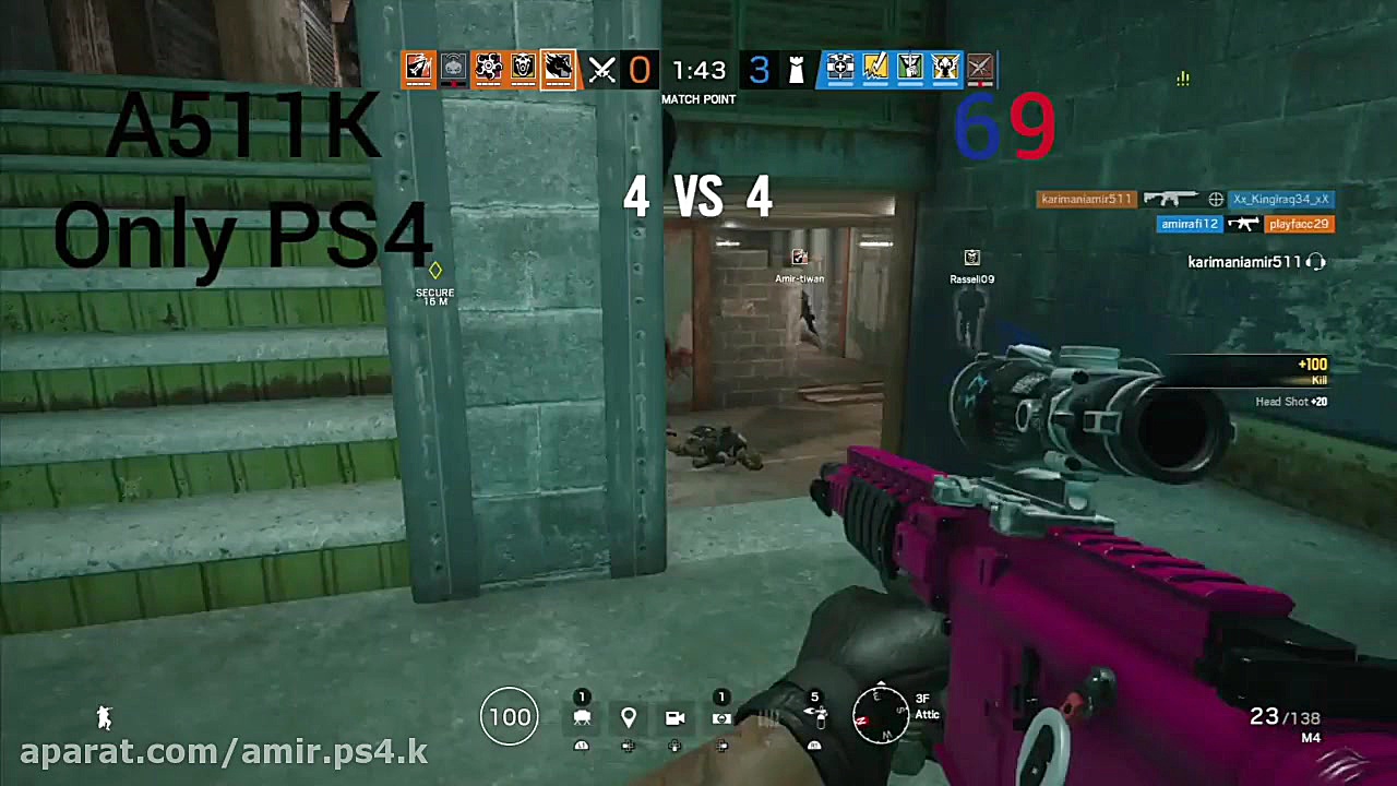 Ace با Maverick در Rainbow Six...