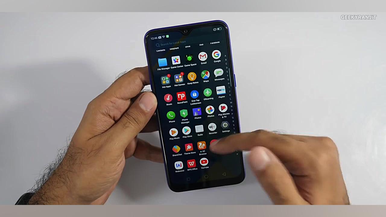 جعبه گشایی گوشی اوپو Realme 3i