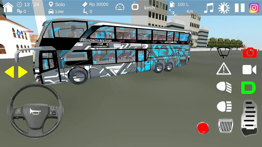 IDBS Bus Simulator Amazing Bus Skin Android Gameplay FHD