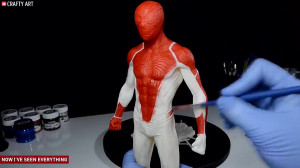 ساخت مجسمه بسیار واقعی مرد عنک...