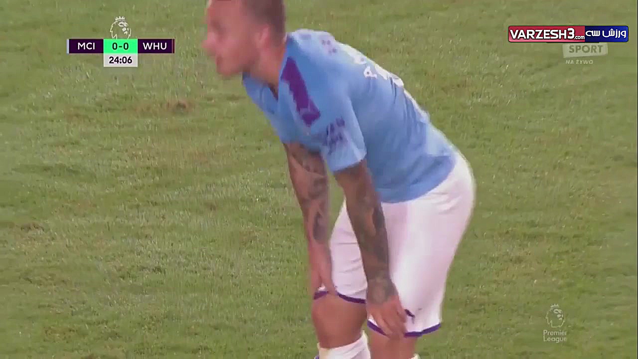 خلاصه بازی منچسترسیتی 4  1 وست...