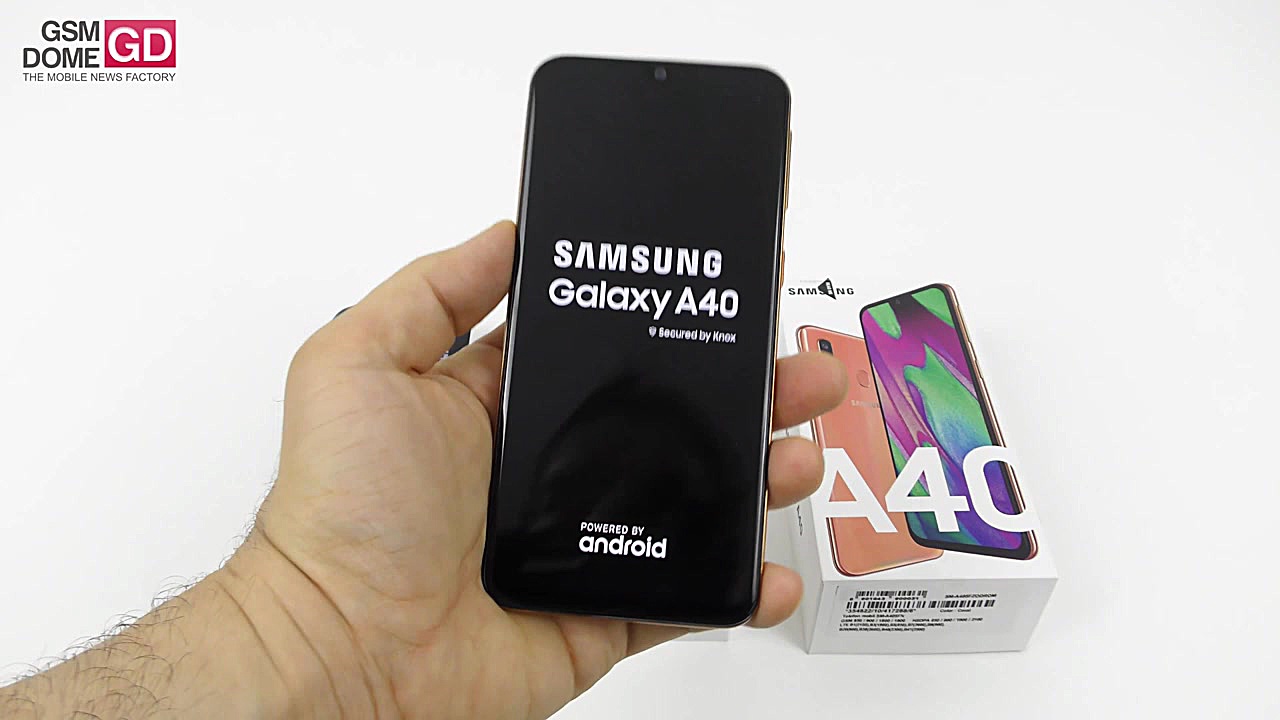 جعبه گشایی Samsung Galaxy A40