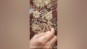 اموزش سرمه دوزی توسط خانم سماو...