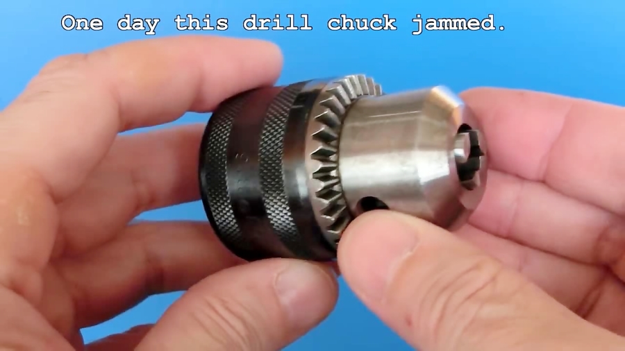 Drill chuck disassembly