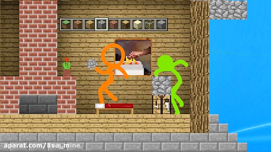 استیکمن در برابر ماین کرافت