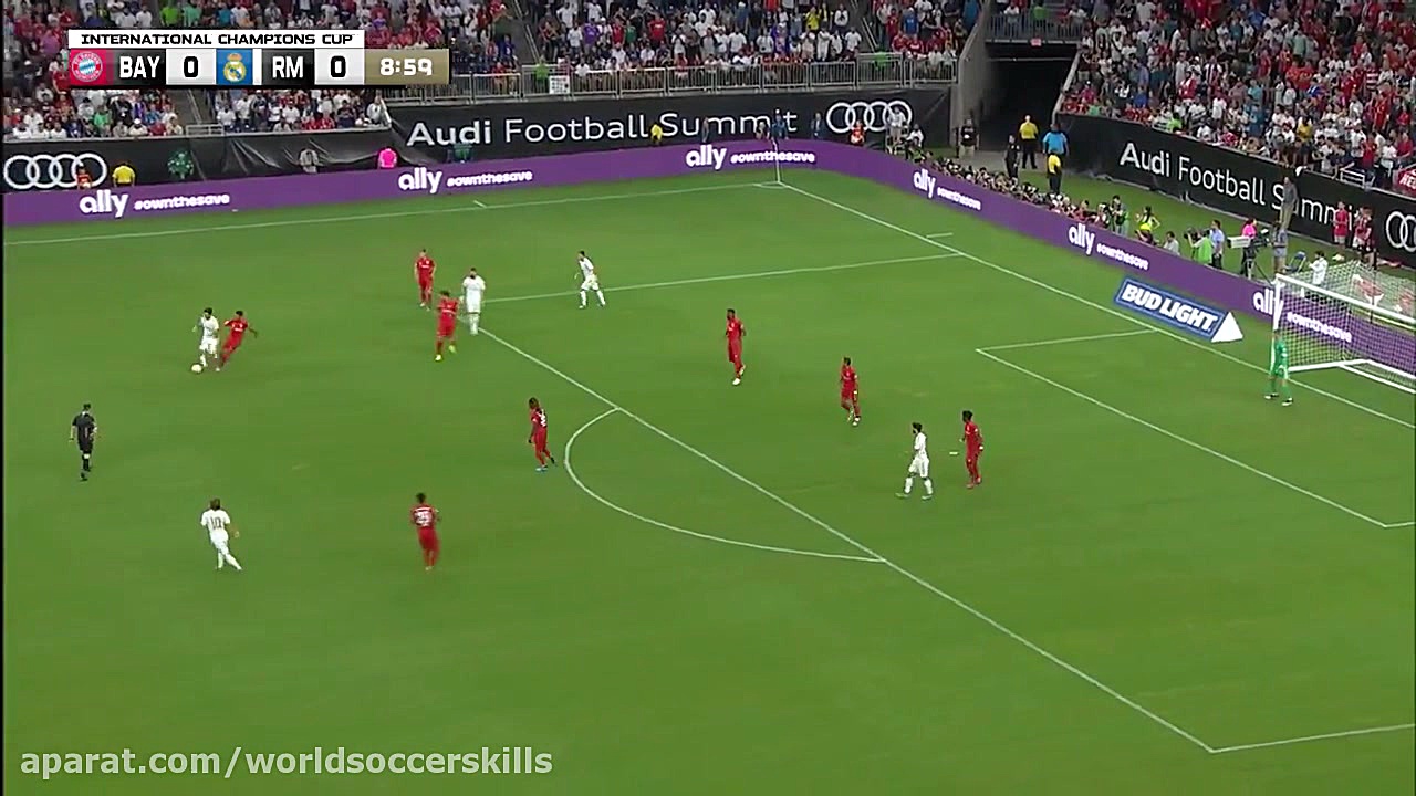 پاس پشت پا هازارد مقابل بایرن