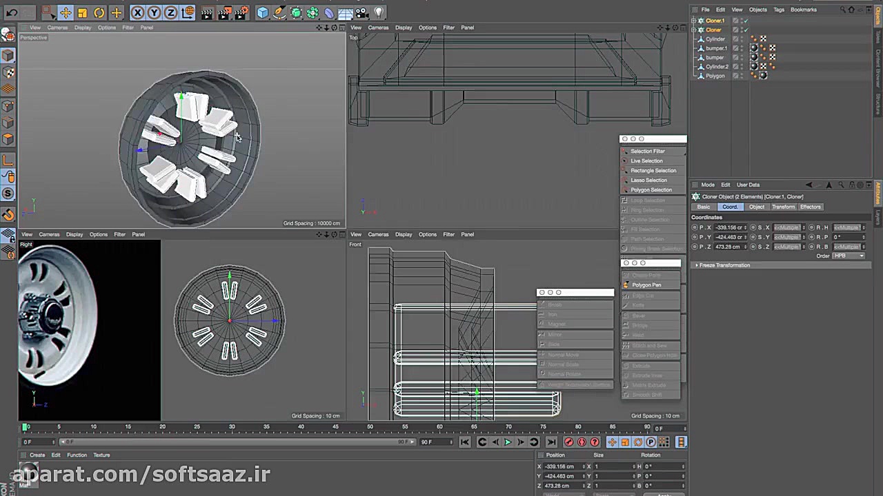 مدلینگ و رندرینگ ماشین 4x4 در...
