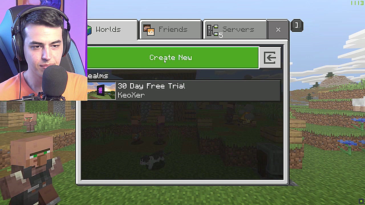 FIRST TIME PLAYING MINECRAFT