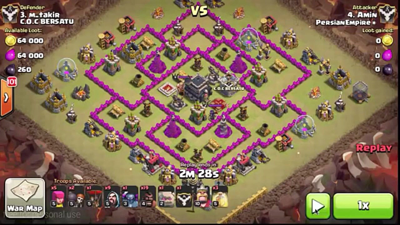 آموزش اتک کلش آف کلنز Hogowipe