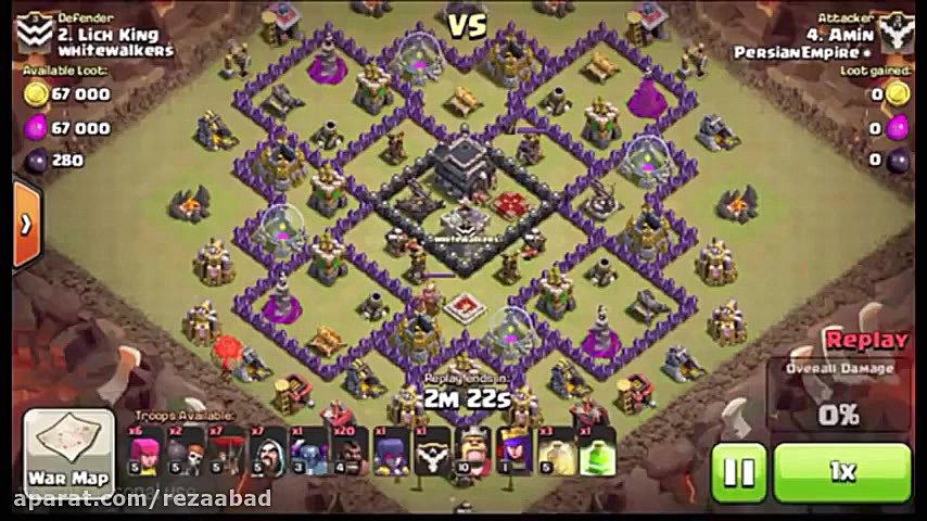 اتک وار کلش اف کلنز