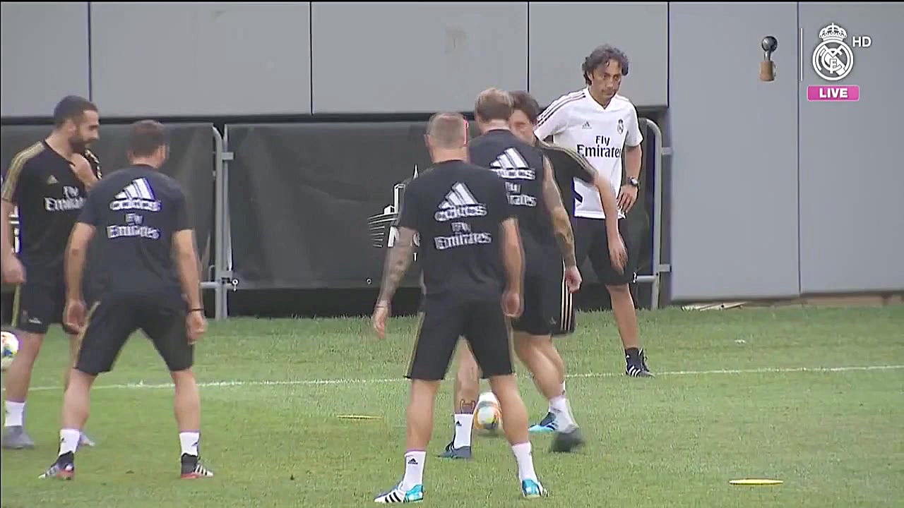 Real Madrid training at MetLif...