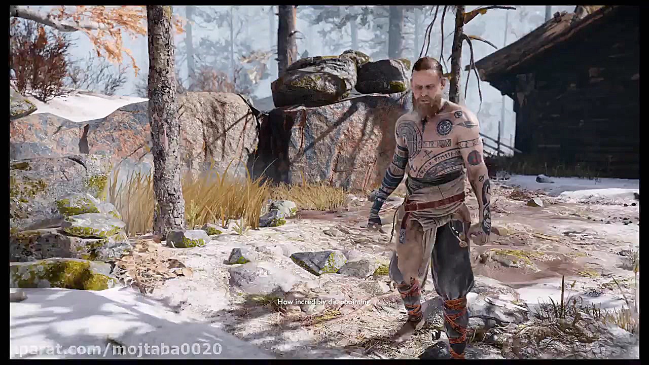 God of war first boss fight  ب...